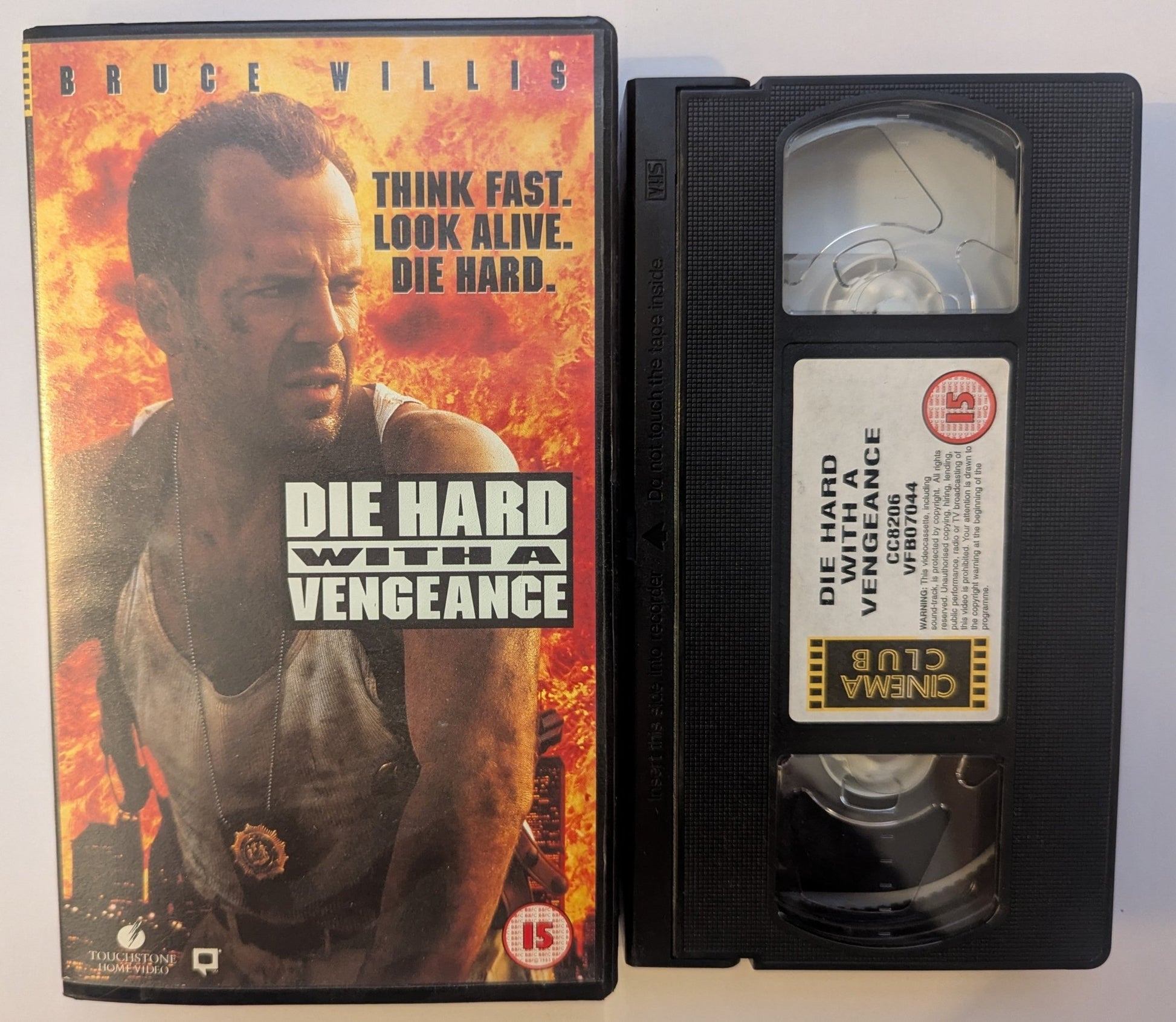 Die Hard With A Vengeance (1995) VHS Video Cinema Club - Flippin Retro