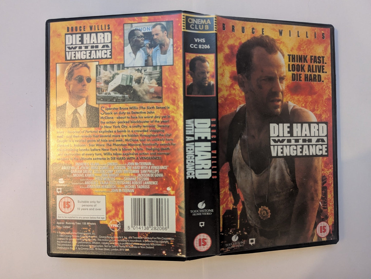 Die Hard With A Vengeance (1995) VHS Video Cinema Club - Flippin Retro