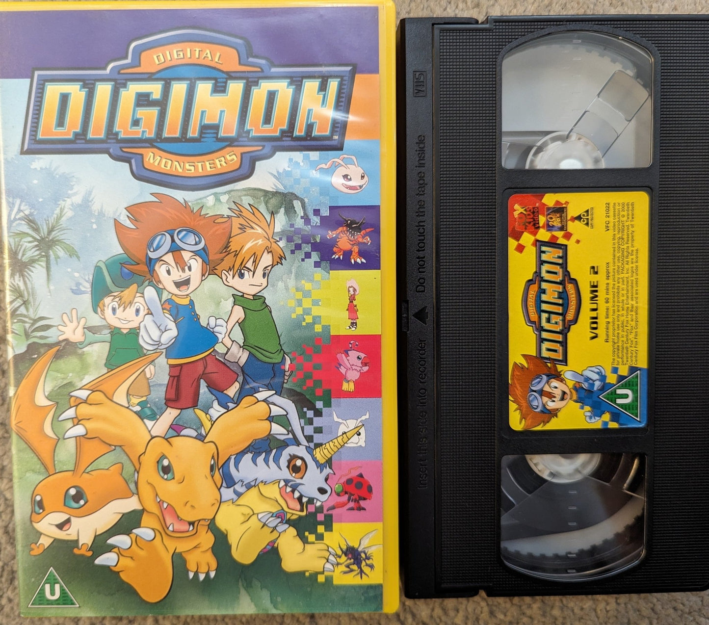 Digimon Vol 2 VHS Video - Flippin Retro Video Shop