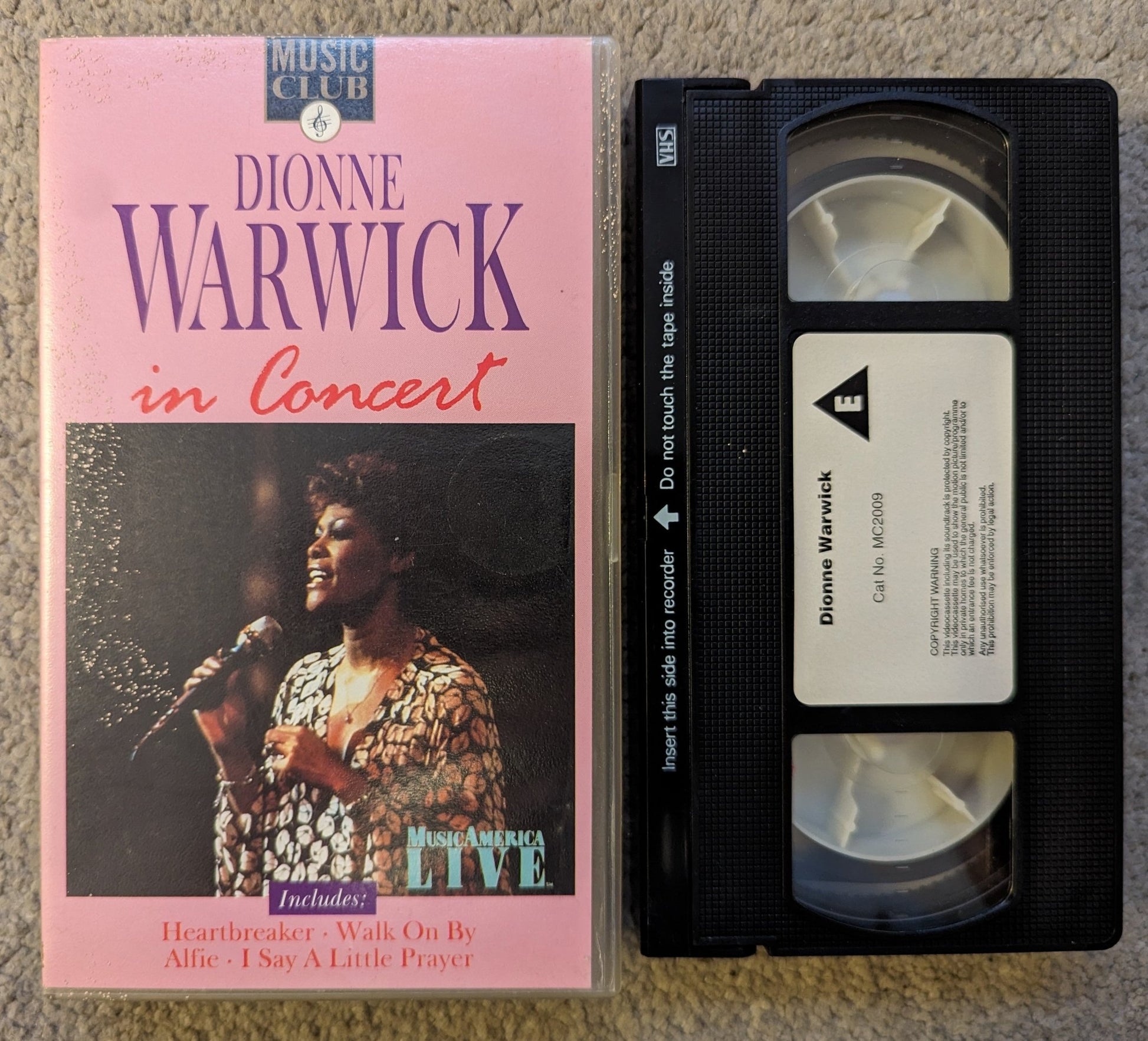 Dionne Warwick In Concert (1983) VHS Video - Flippin Retro Video Shop