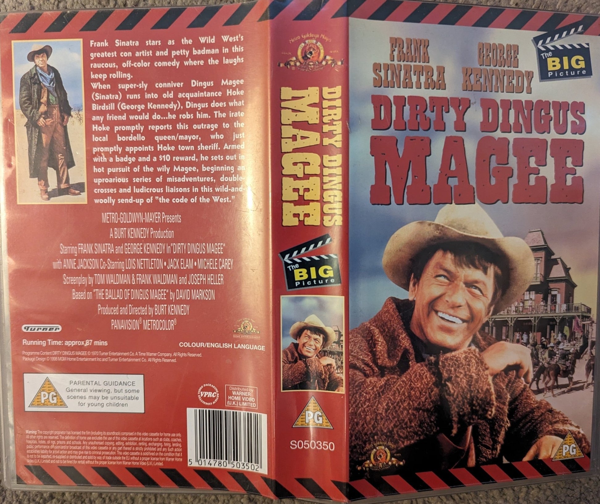 Dirty Dingus Magee (1970) VHS Video - Flippin Retro Video Shop