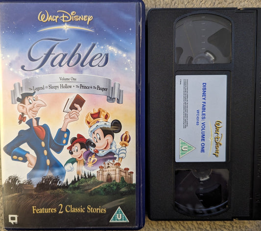 Disney Fables Volume 1 VHS Video - Flippin Retro Video Shop