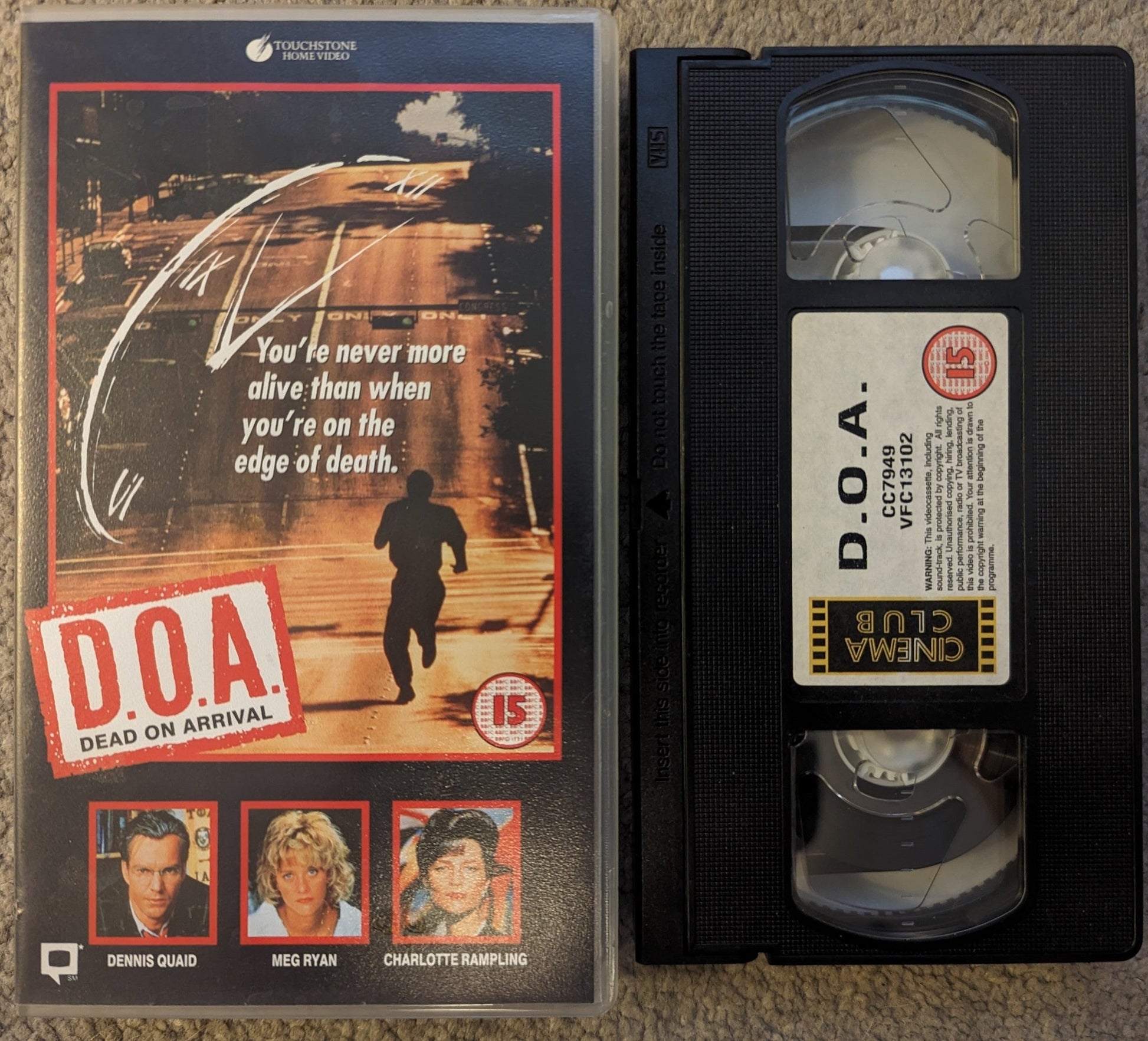 D.O.A (1988) VHS Video - Flippin Retro Video Shop