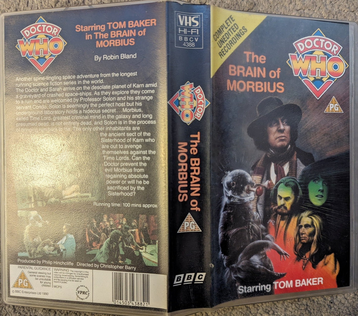 Docotor Who The Brain Of Morbius VHS Video - Flippin Retro Video Shop