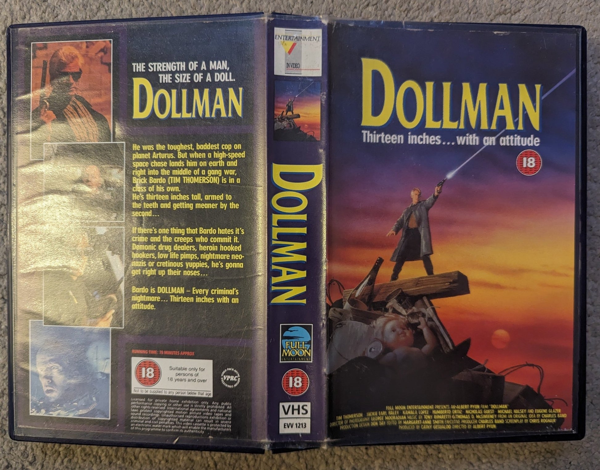 Dollman (1991) VHS Video Ex Rental - Flippin Retro Video Shop