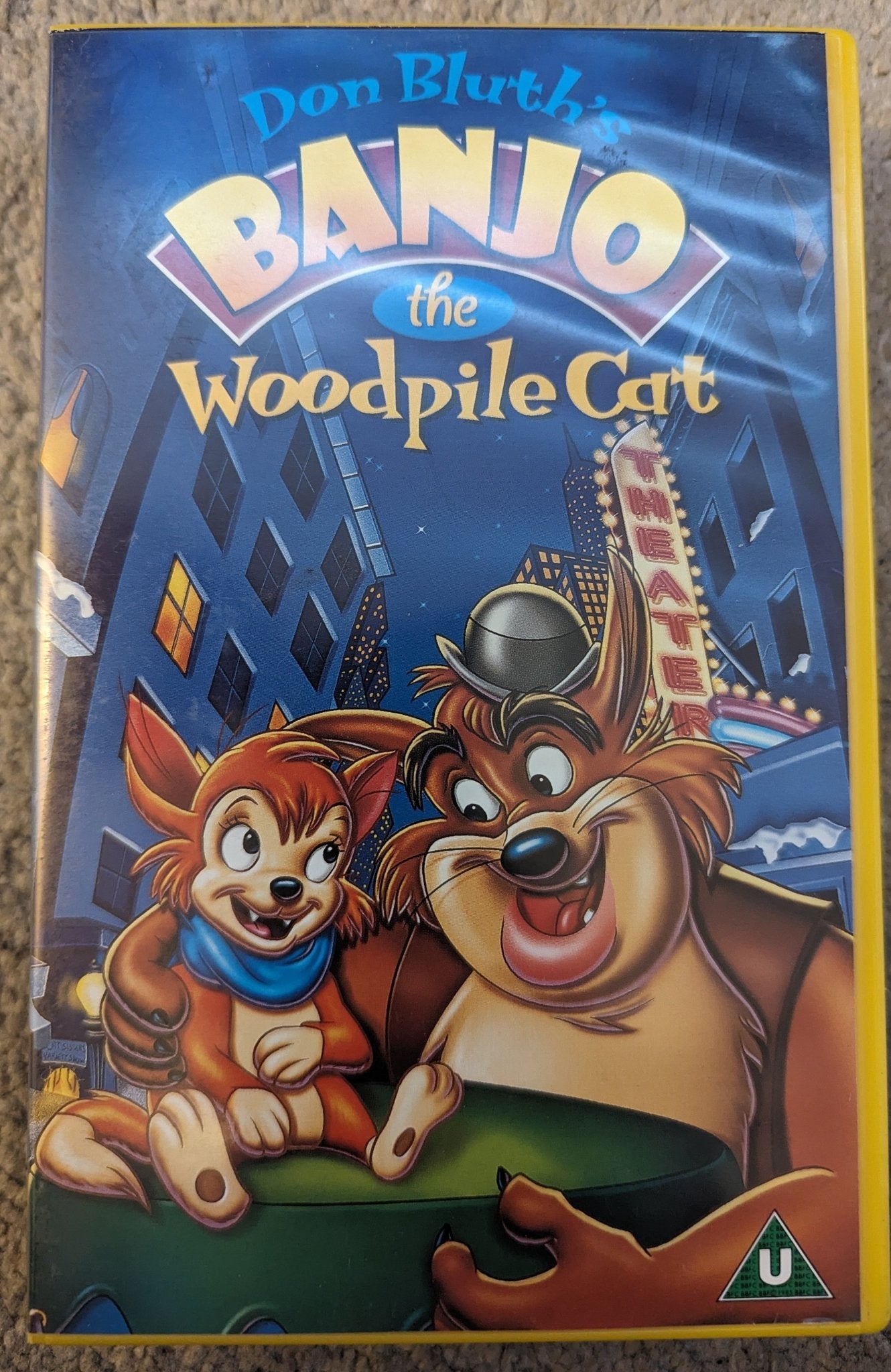 Don Bluths Banjo The Woodpile Cat VHS Video *sealed* - Flippin Retro Video Shop