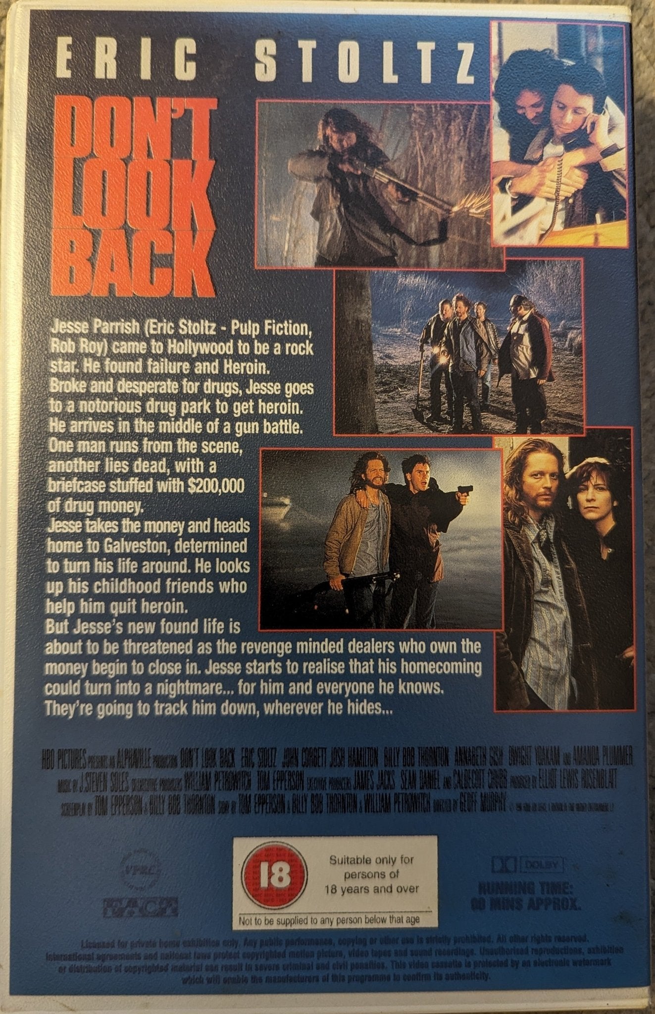 Don't Look Back (1996) VHS Video Ex Rental - Flippin Retro Video Shop