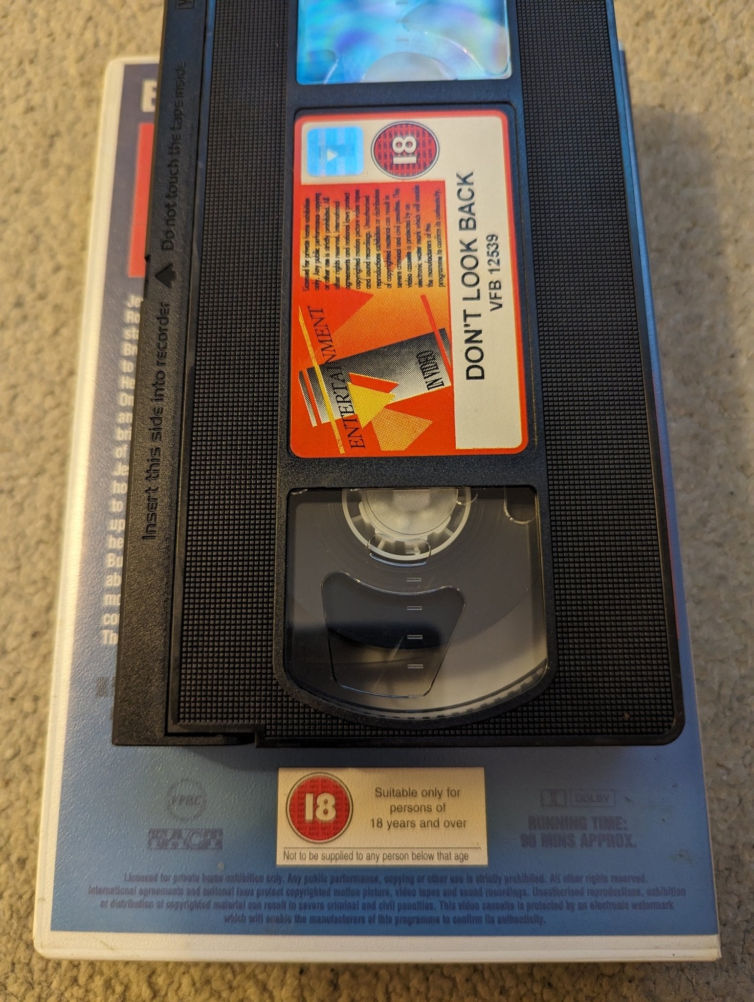 Don't Look Back (1996) VHS Video Ex Rental - Flippin Retro Video Shop