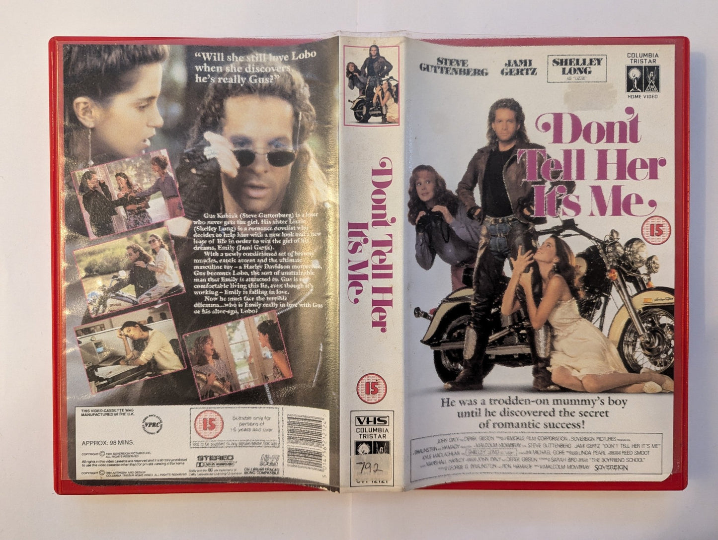 Don't Tell Her It's Me aka The Boyfriend School (1990) VHS Video Ex Rental - Flippin Retro Video Shop