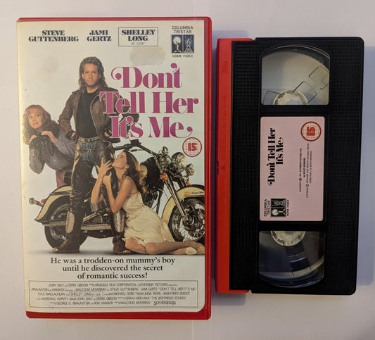 Don't Tell Her It's Me aka The Boyfriend School (1990) VHS Video Ex Rental - Flippin Retro Video Shop