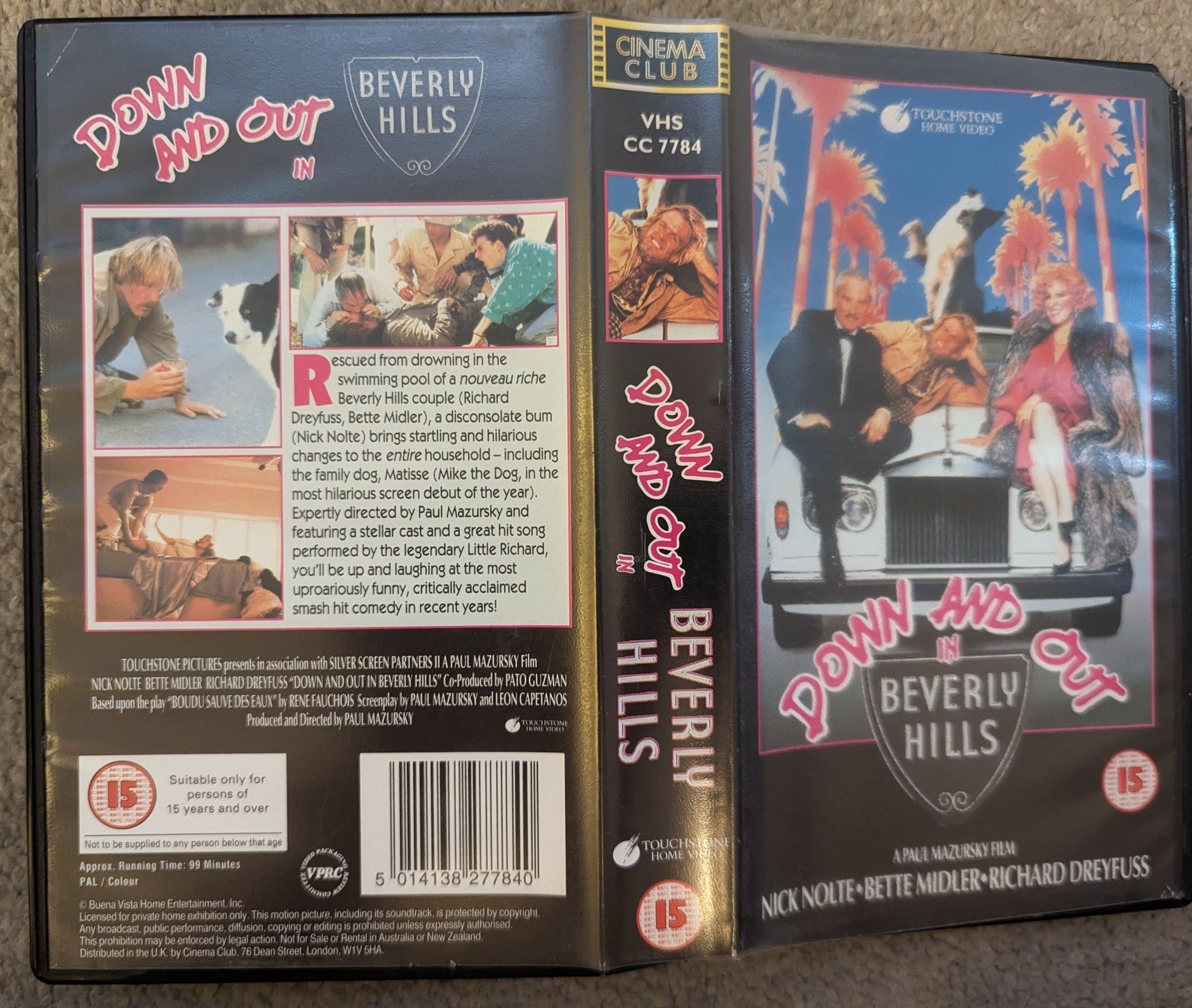 Down And Out In Beverley Hills (1986) VHS Video - Flippin Retro Video Shop