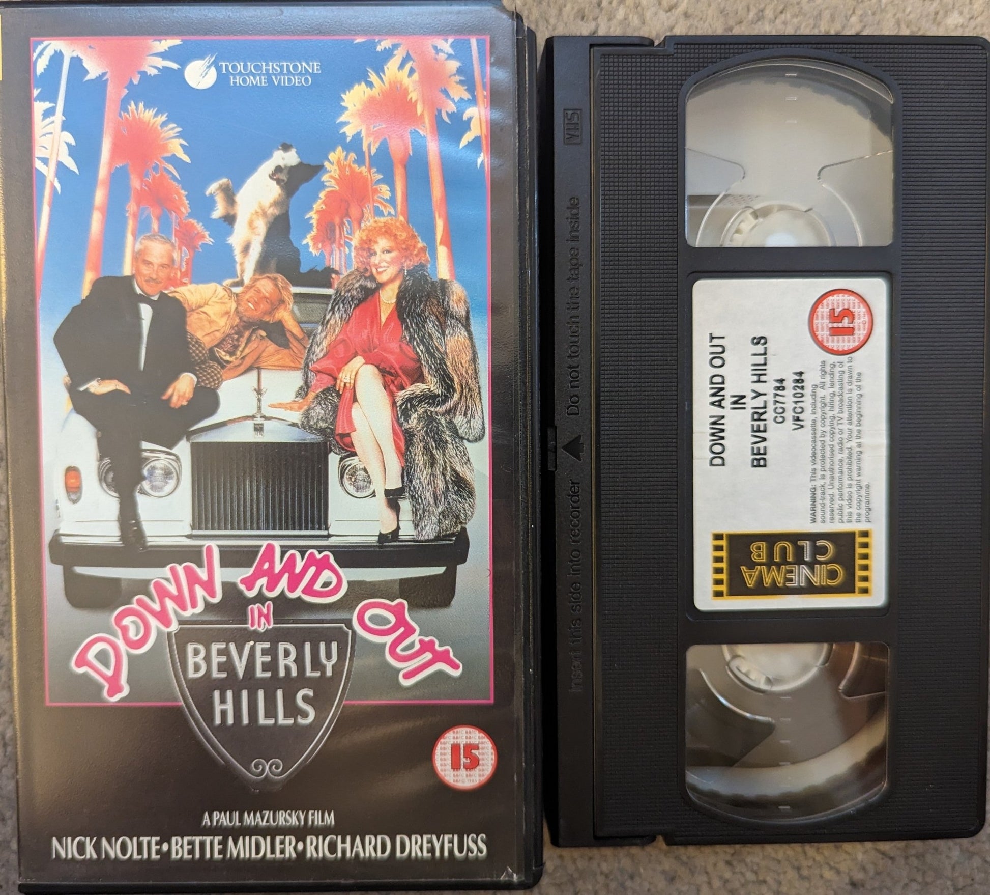 Down And Out In Beverley Hills (1986) VHS Video - Flippin Retro Video Shop