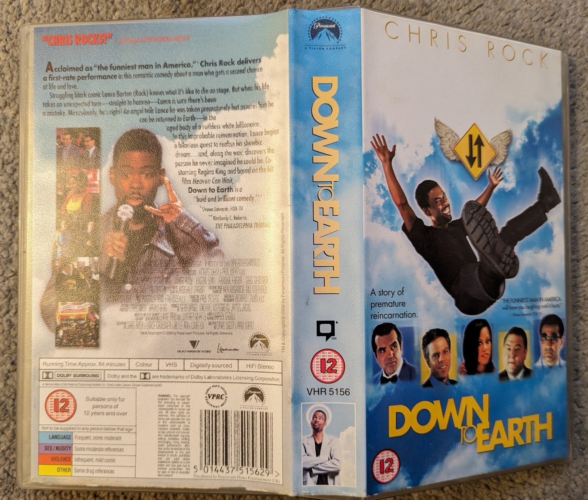 Down To Earth (2001) VHS Video - Flippin Retro Video Shop