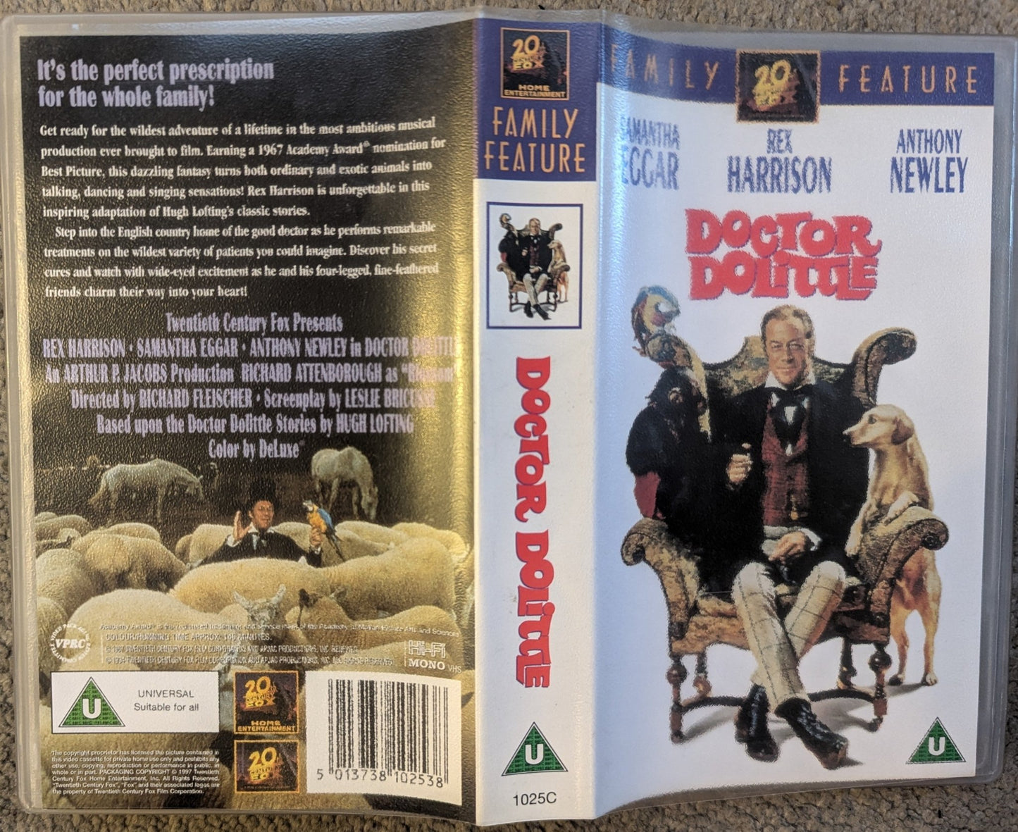 Dr Dolittle (1967) VHS Video - Flippin Retro Video Shop