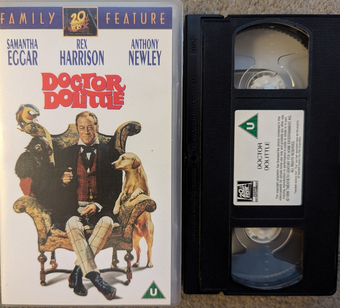 Dr Dolittle (1967) VHS Video - Flippin Retro Video Shop