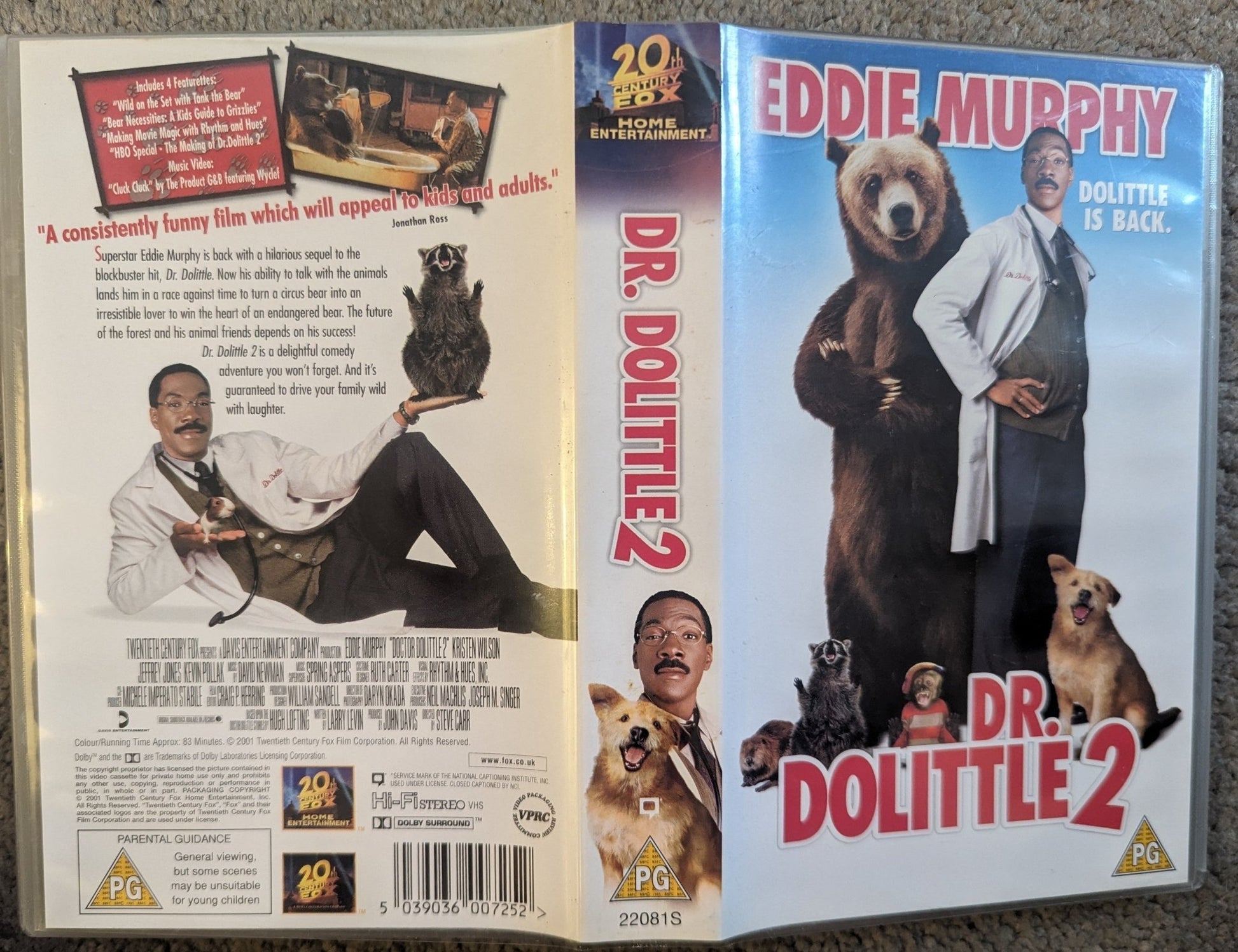 Dr Dolittle 2 (2001) VHS Video - Flippin Retro Video Shop