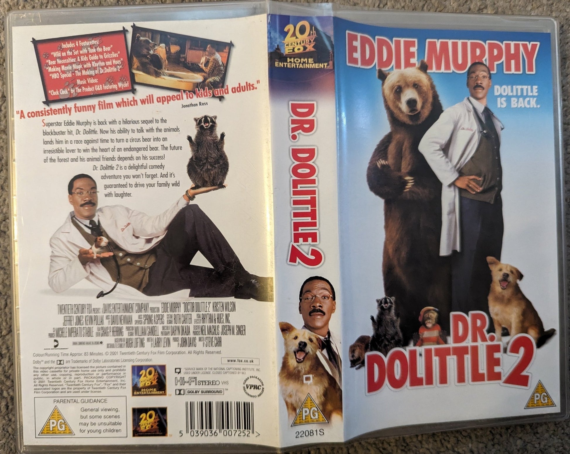 Dr Dolittle 2 (2001) VHS Video *Sealed* - Flippin Retro Video Shop