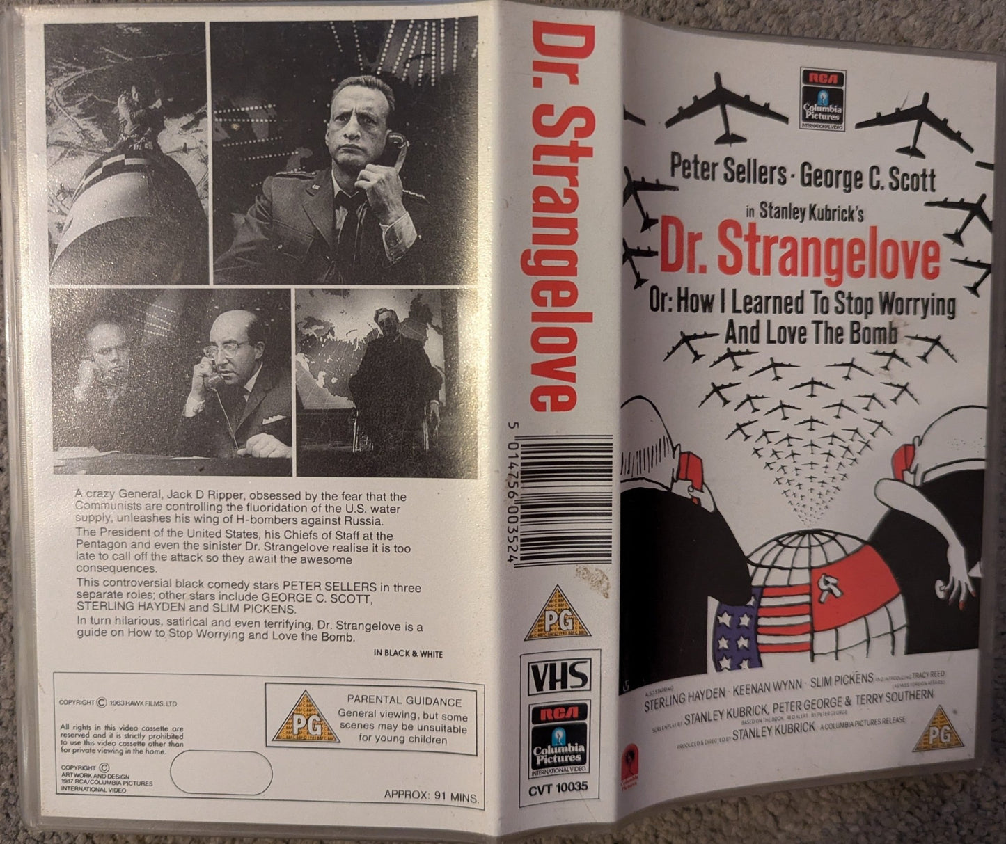 Dr Strangelove (1964) VHS Video - Flippin Retro Video Shop