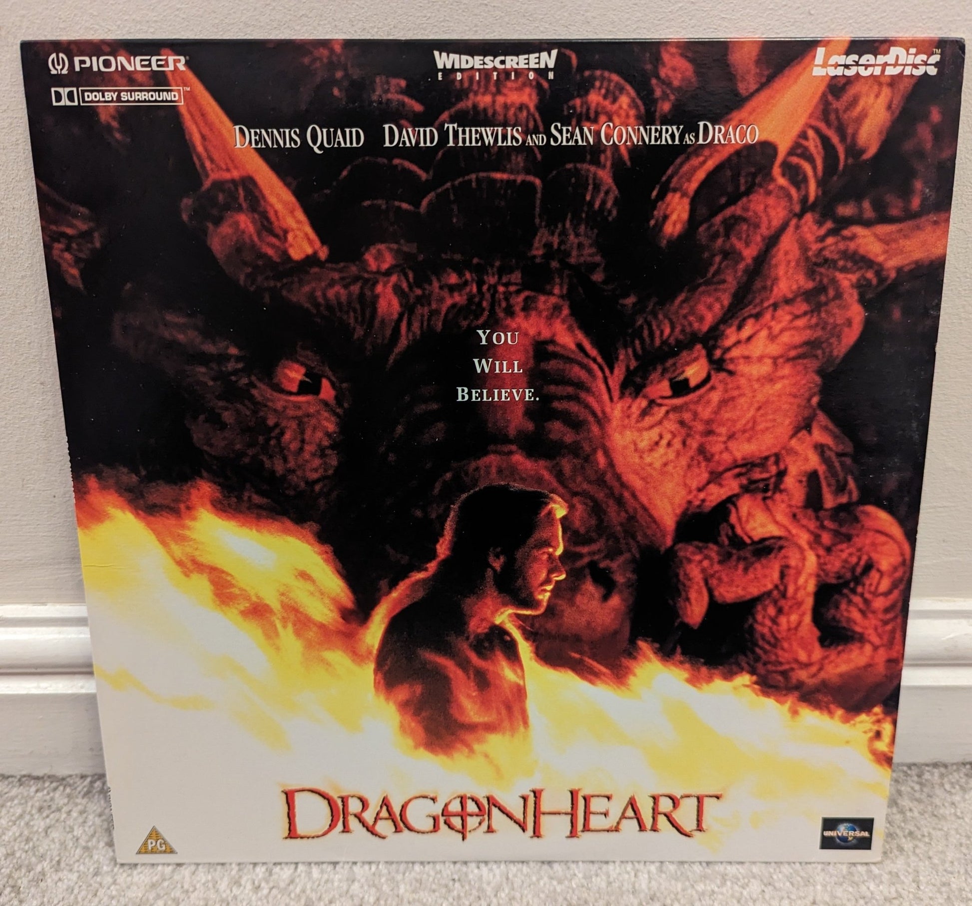 DragonHeart (1996) Laserdisc PAL - Flippin Retro Video Shop