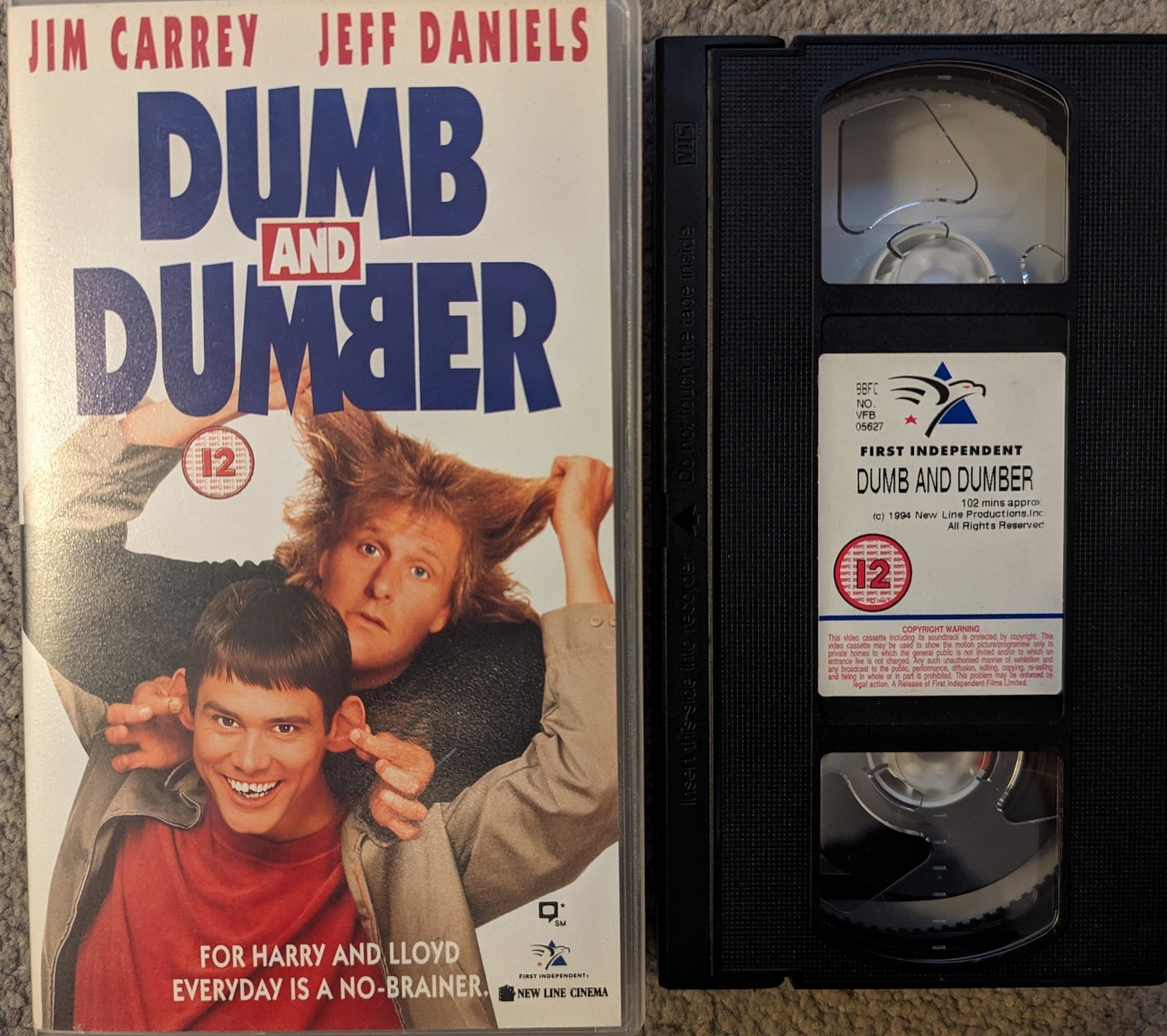 Dumb and Dumber (1994) VHS Video - Flippin Retro Video Shop