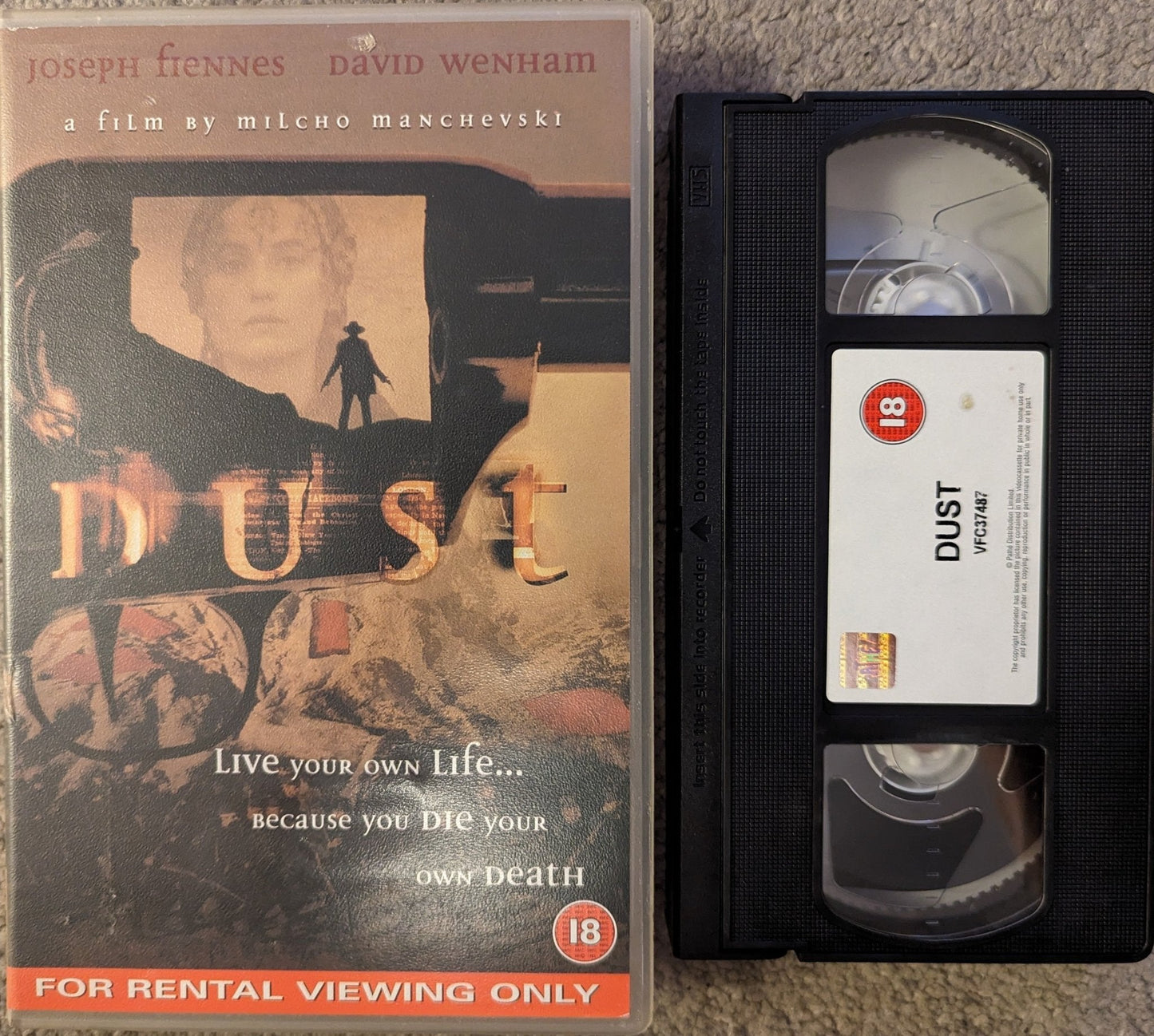 Dust (2001) VHS Video Ex Rental - Flippin Retro Video Shop