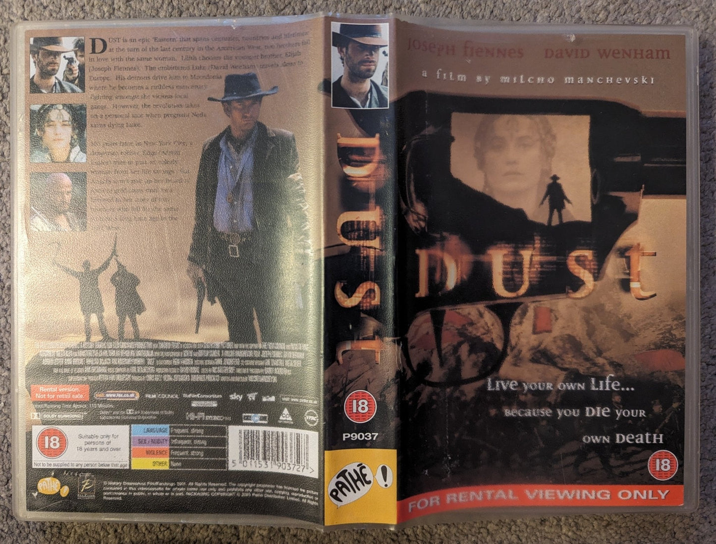 Dust (2001) VHS Video Ex Rental - Flippin Retro Video Shop