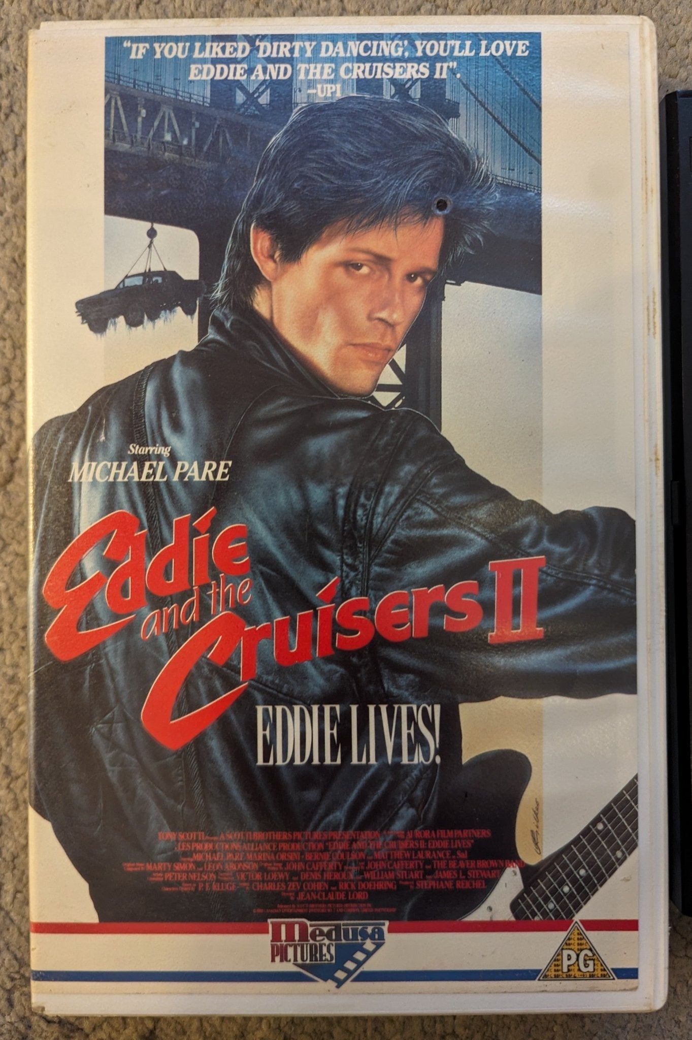 Eddie and the Cruisers 2 (1989) VHS Video Ex Rental - Flippin Retro Video Shop