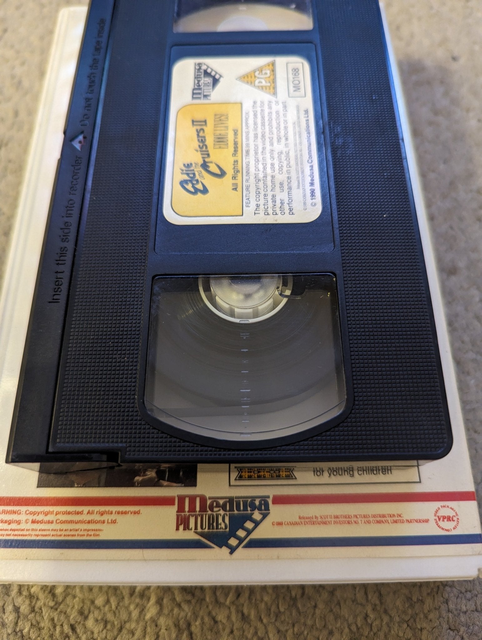 Eddie and the Cruisers 2 (1989) VHS Video Ex Rental - Flippin Retro Video Shop