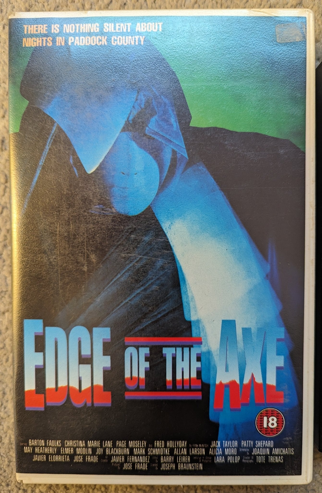 Edge Of The Axe (1988) VHS Video Ex Rental - Flippin Retro Video Shop