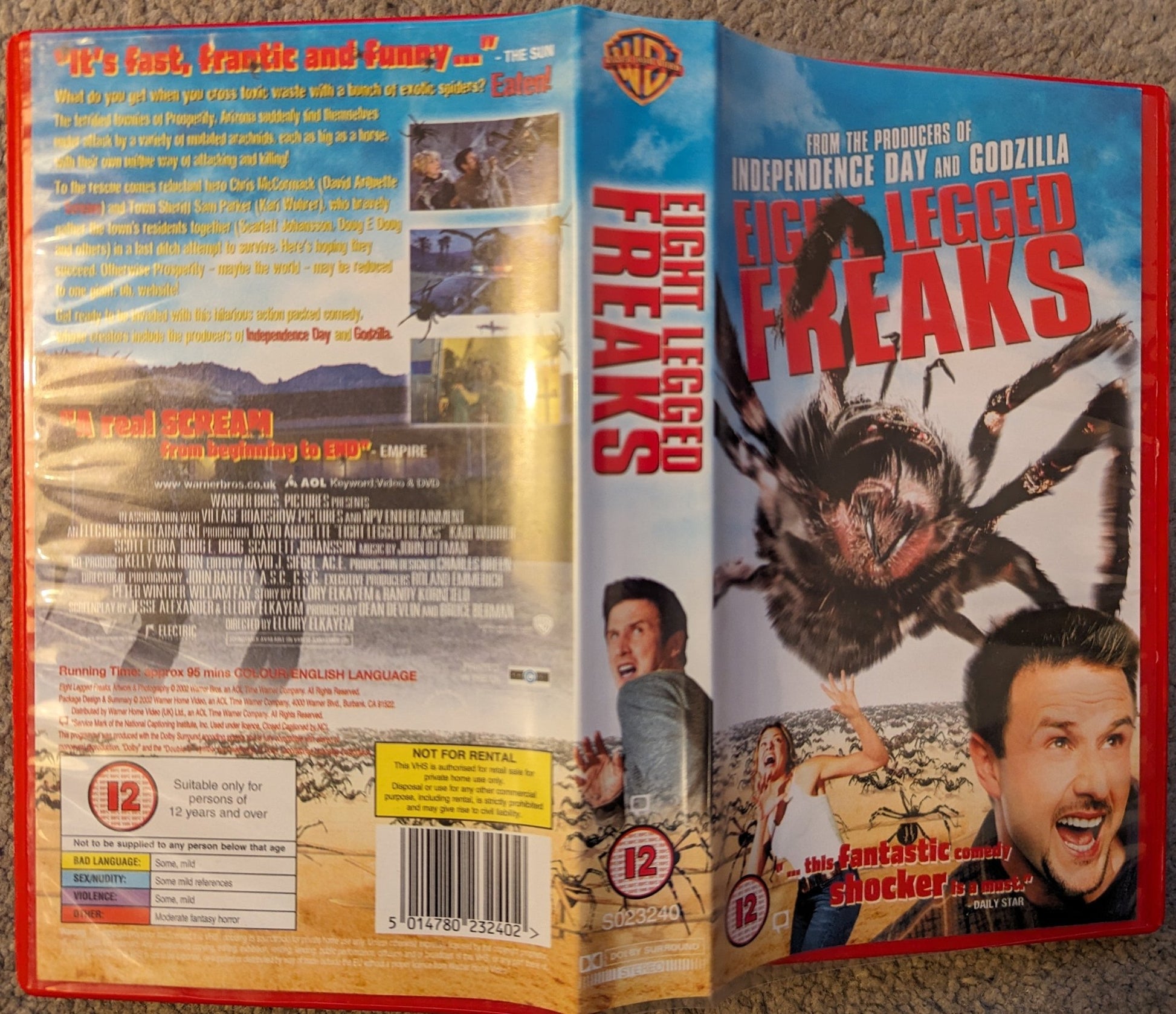 Eight Legged Freaks (2002) VHS Video - Flippin Retro Video Shop