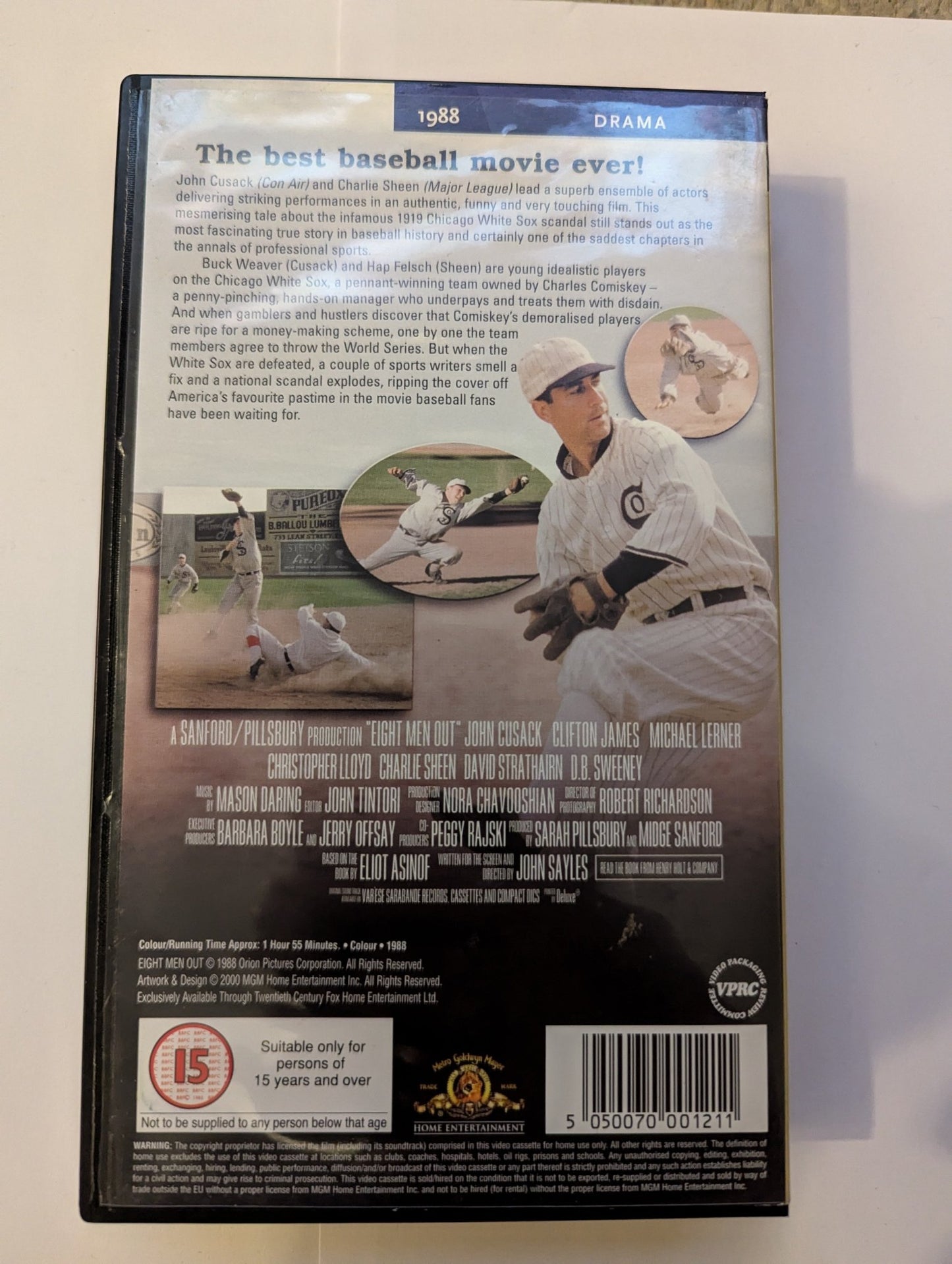 Eight Men Out (1988) VHS Video *Sealed* - Flippin Retro