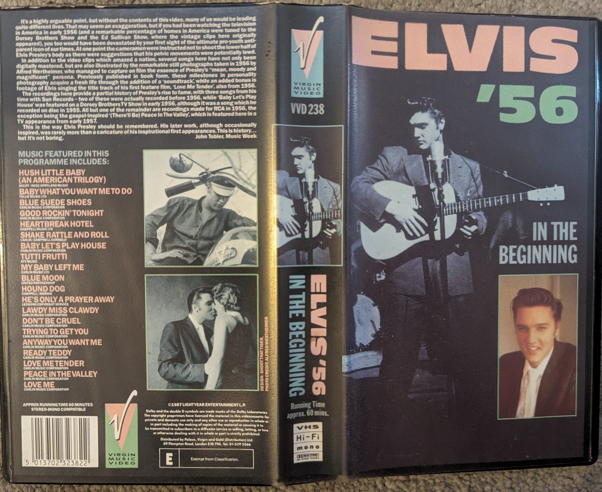 Elvis 56 In The Beginning VHS Video - Flippin Retro Video Shop