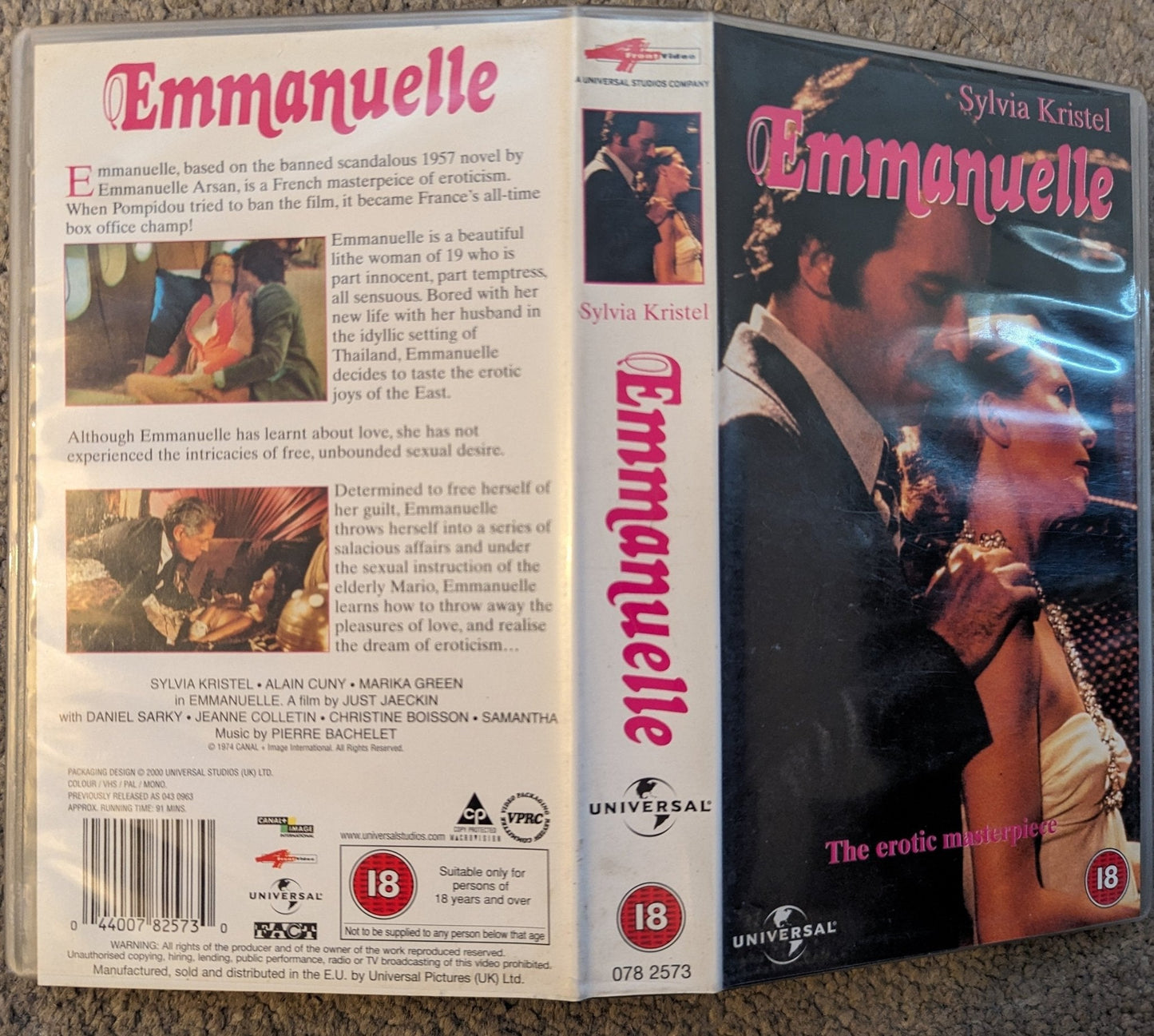 Emmanuelle (1973) VHS Video - Flippin Retro Video Shop