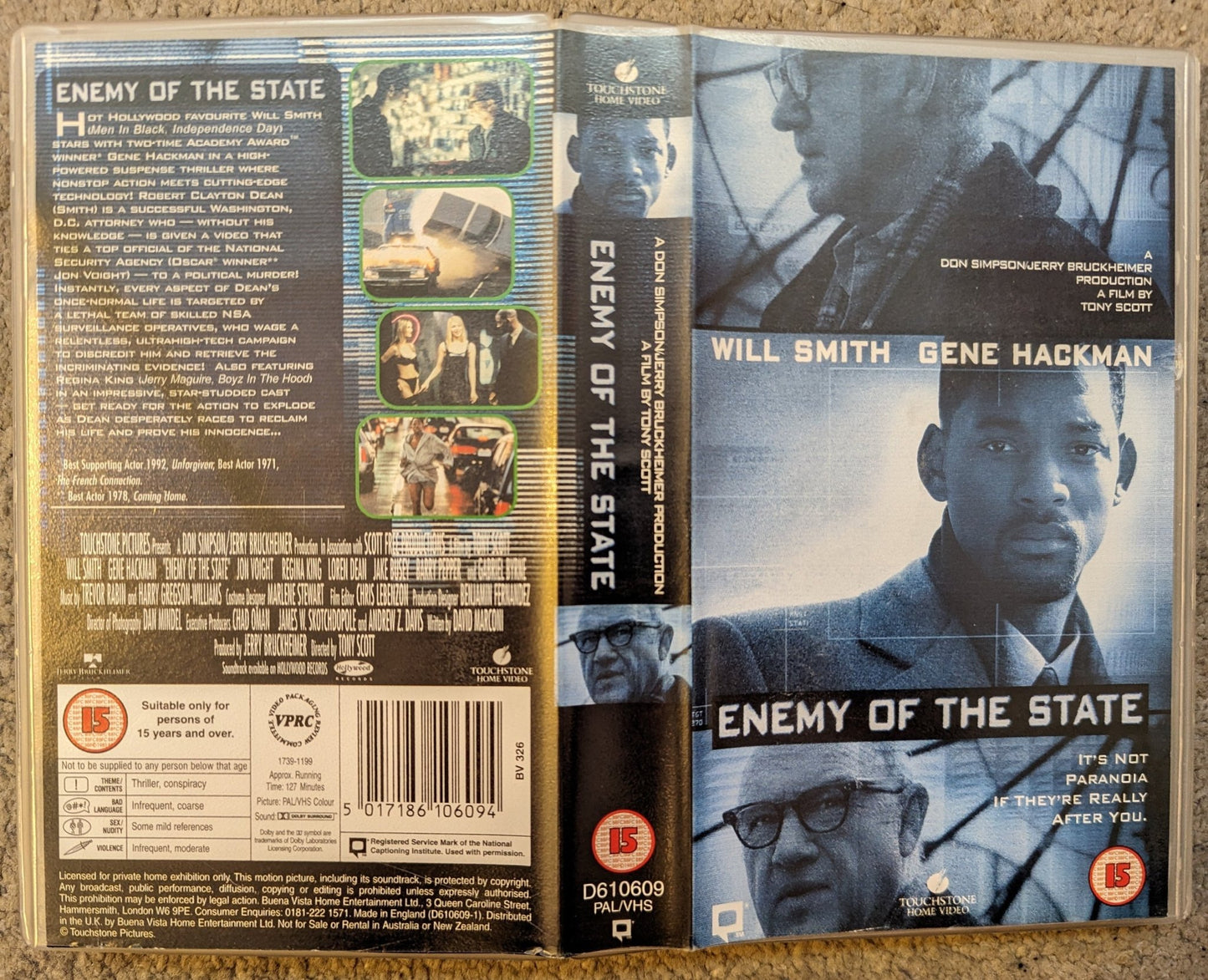 Enemy Of The State (1998) VHS Video - Flippin Retro Video Shop