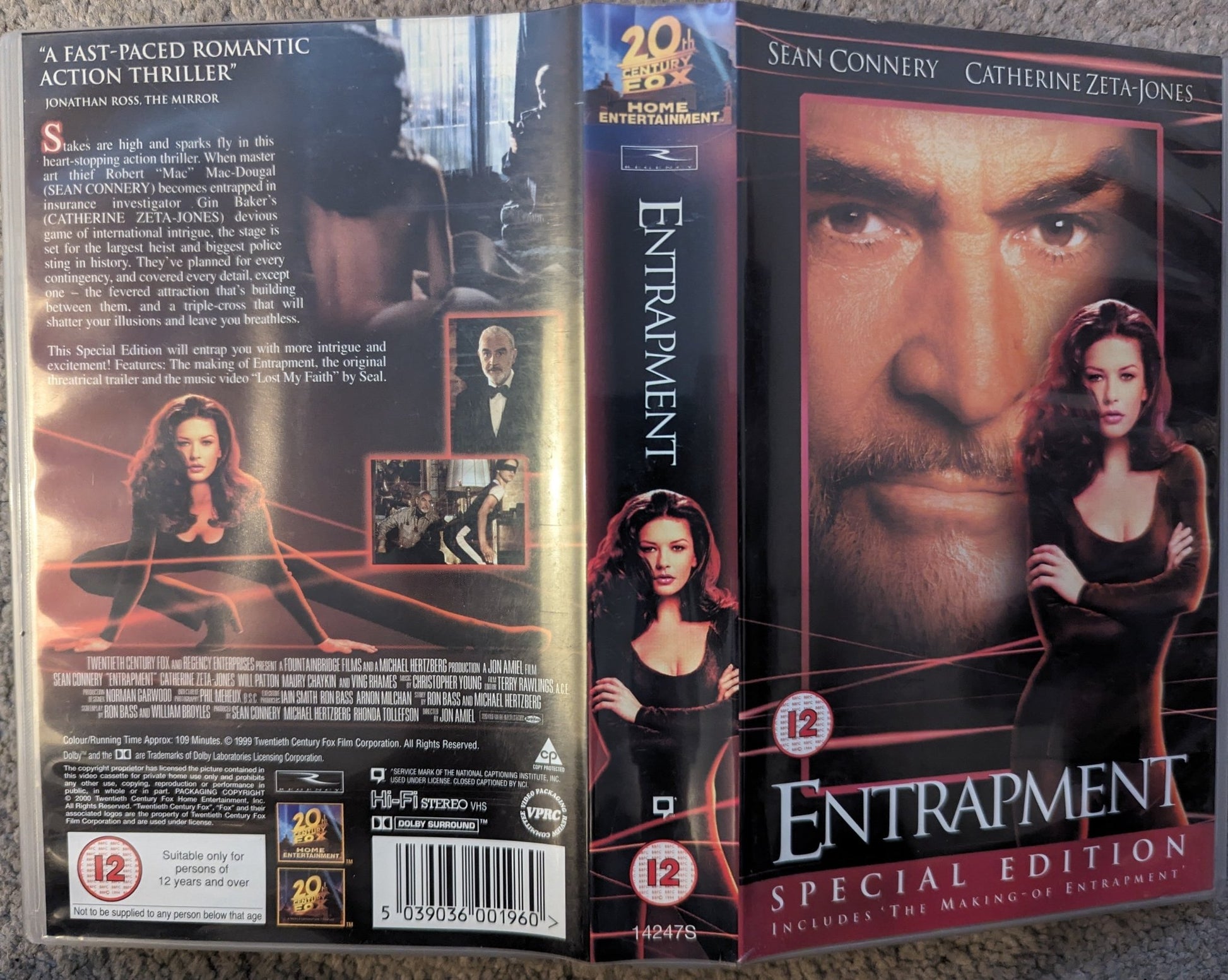 Entrapment (1999) VHS Video - Flippin Retro Video Shop