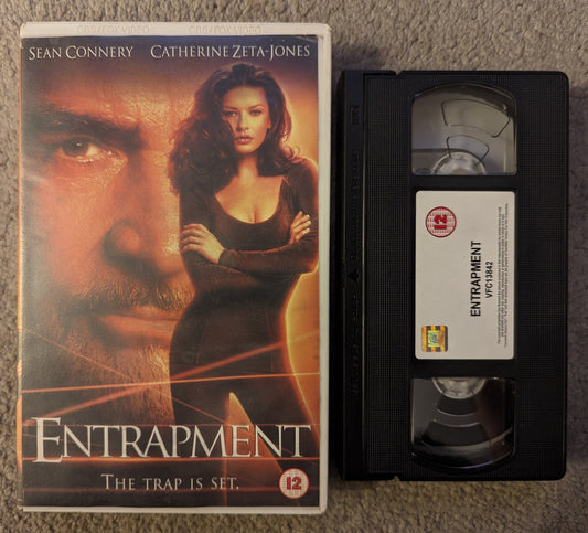 Entrapment (1999) VHS Video Ex Rental - Flippin Retro Video Shop