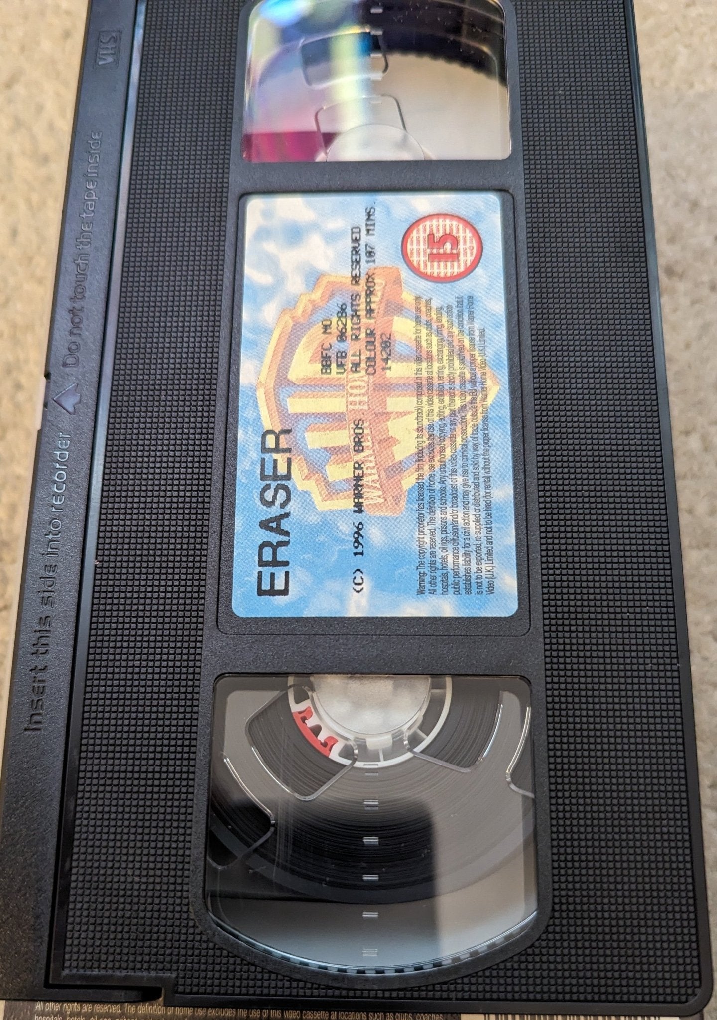 Eraser (1996) VHS Video - Flippin Retro Video Shop