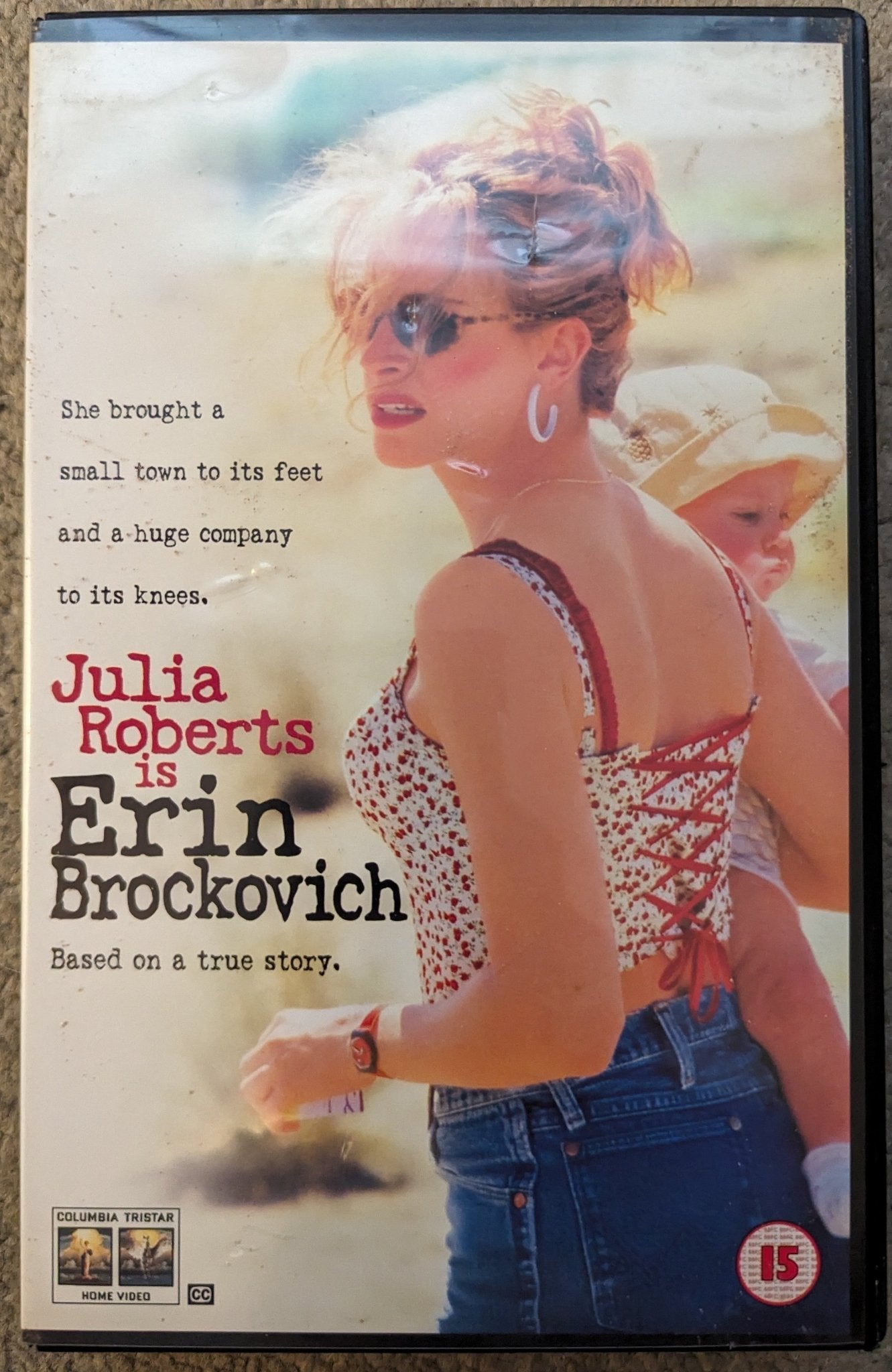 Erin Brockvich (2000) VHS Video Ex Rental - Flippin Retro Video Shop