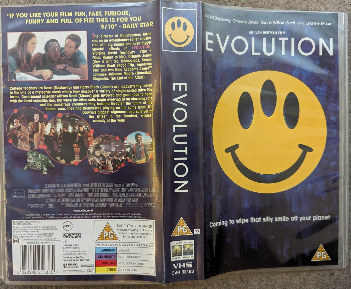 Evolution (2001) VHS Video - Flippin Retro Video Shop