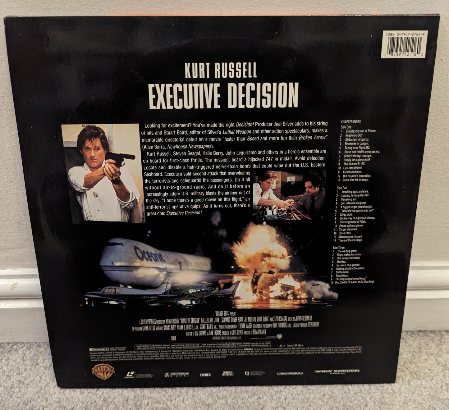 Executive Decision (1996) Laserdisc NTSC - Flippin Retro Video Shop