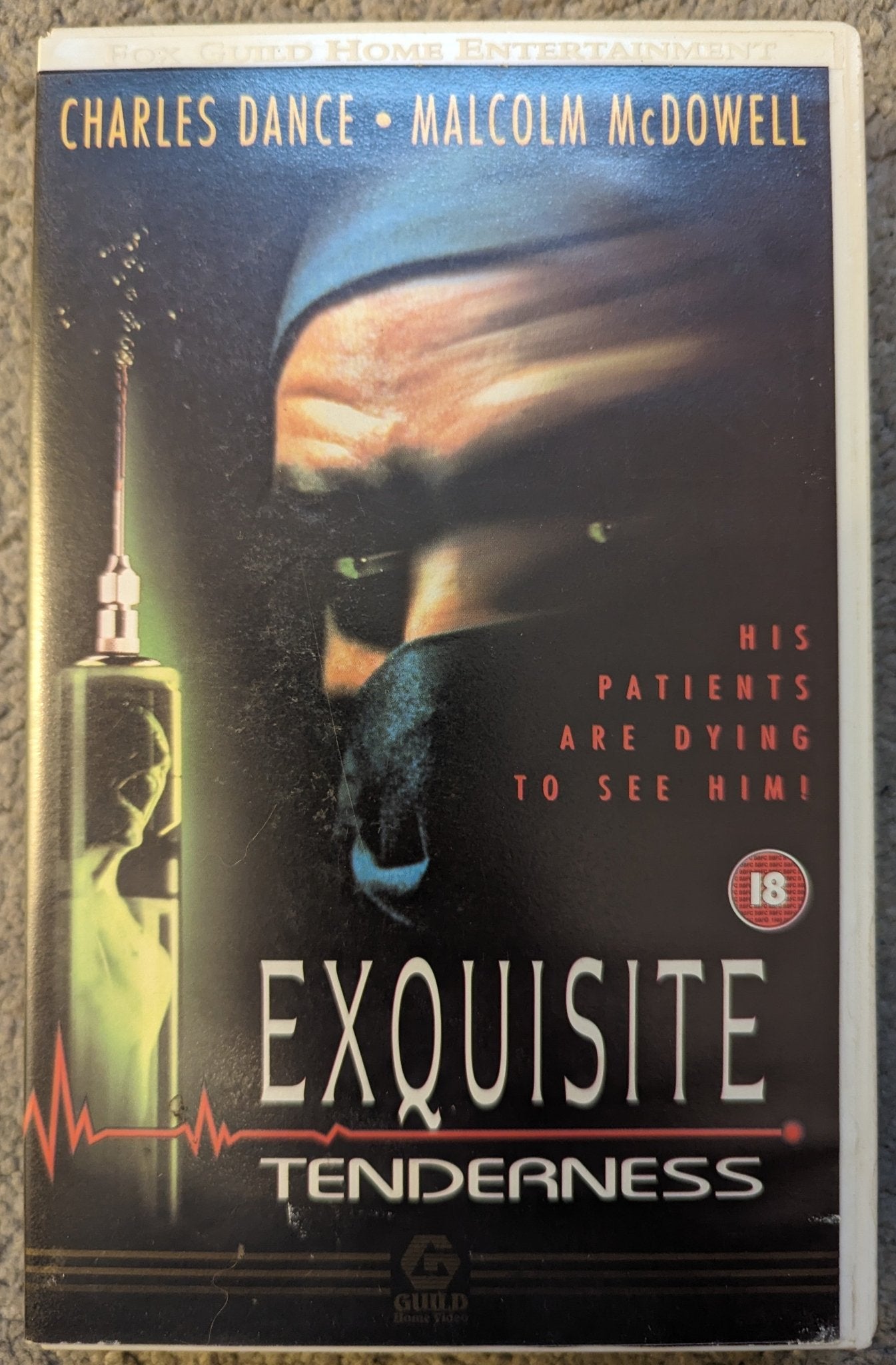 Exquisite Tenderness (1995) VHS Video Ex Rental - Flippin Retro Video Shop