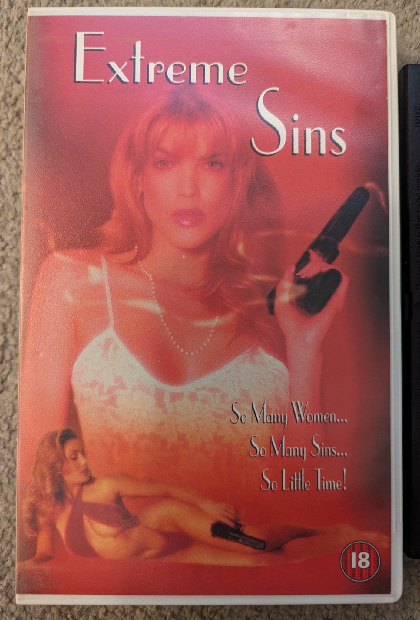 Extreme Sins (1998) VHS Video Ex Rental - Flippin Retro Video Shop