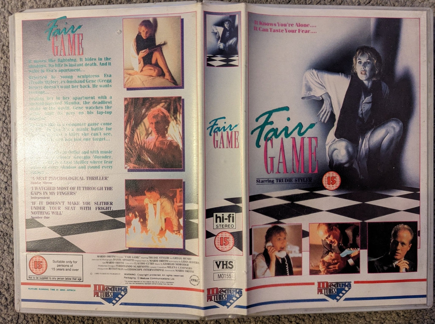 Fair Game (1988) VHS Video Ex Rental - Flippin Retro Video Shop