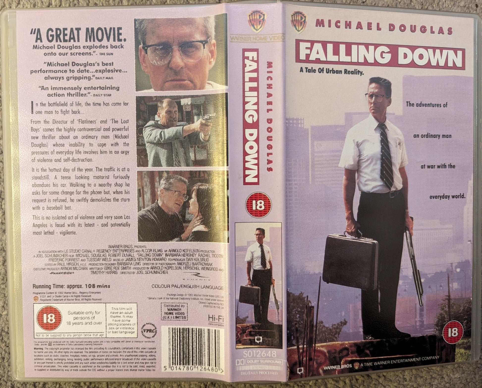 Falling Down (1993) VHS Video - Flippin Retro Video Shop