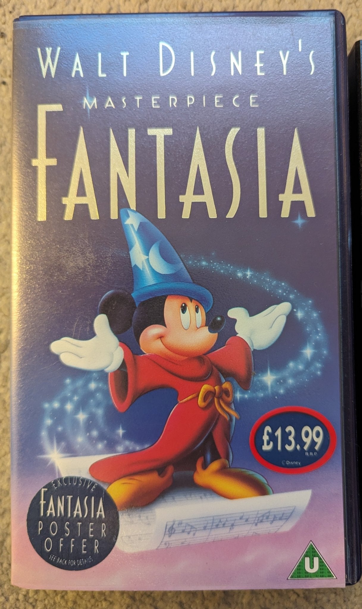 Fantasia (1940) VHS Video - Flippin Retro Video Shop