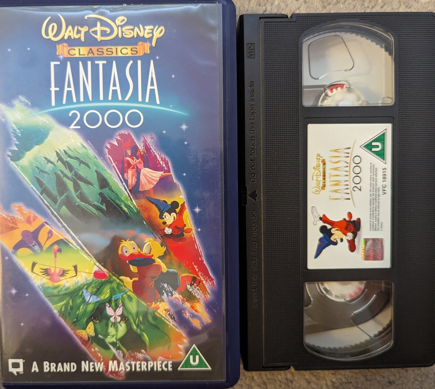 Fantasia 2000 (1999) VHS Video *Blue Case* - Flippin Retro Video Shop