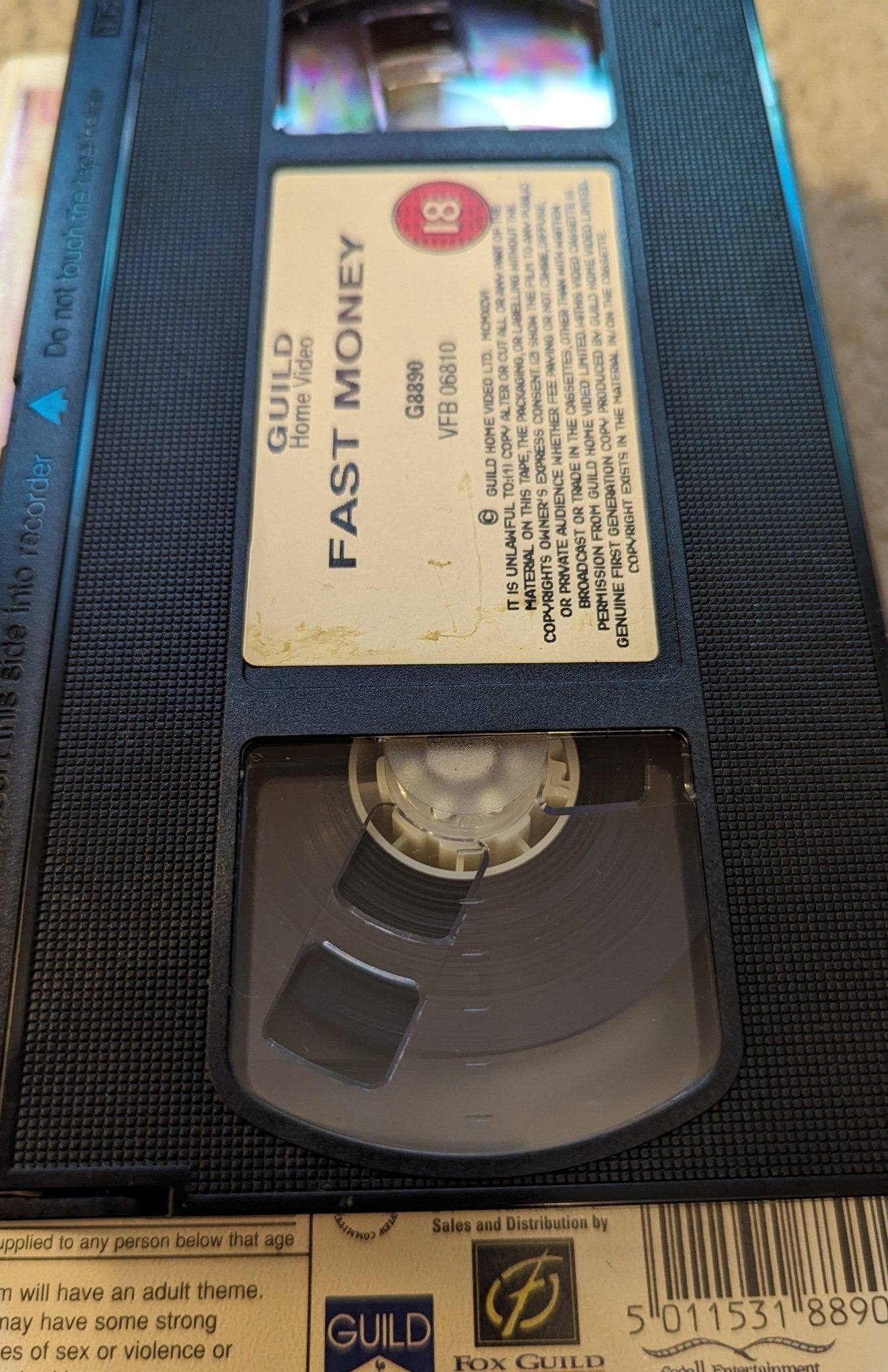 Fast Money (1996) VHS Video Ex Rental - Flippin Retro Video Shop