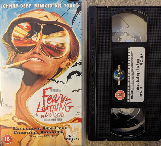 Fear and Loathing In Las Vegas (1998) VHS Video - Flippin Retro Video Shop