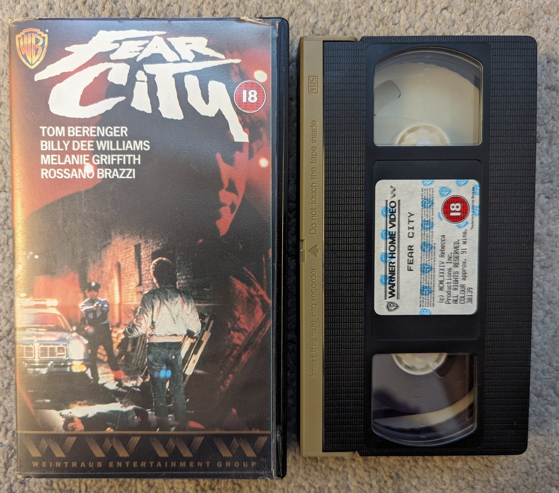 Fear City (1984) VHS Video - Flippin Retro Video Shop