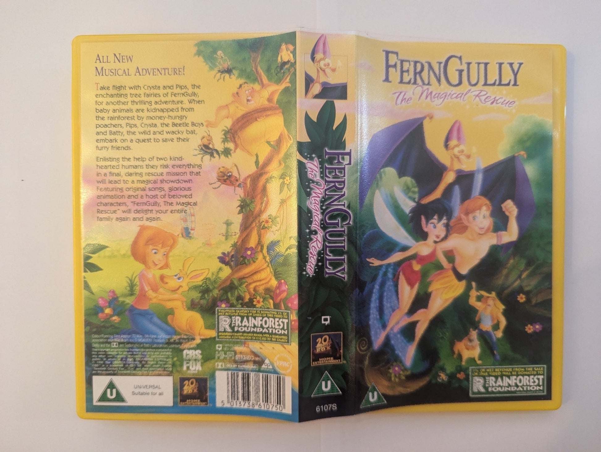 Fern Gully 2 The Magical Rescue (1998) VHS Video - Flippin Retro Video Shop